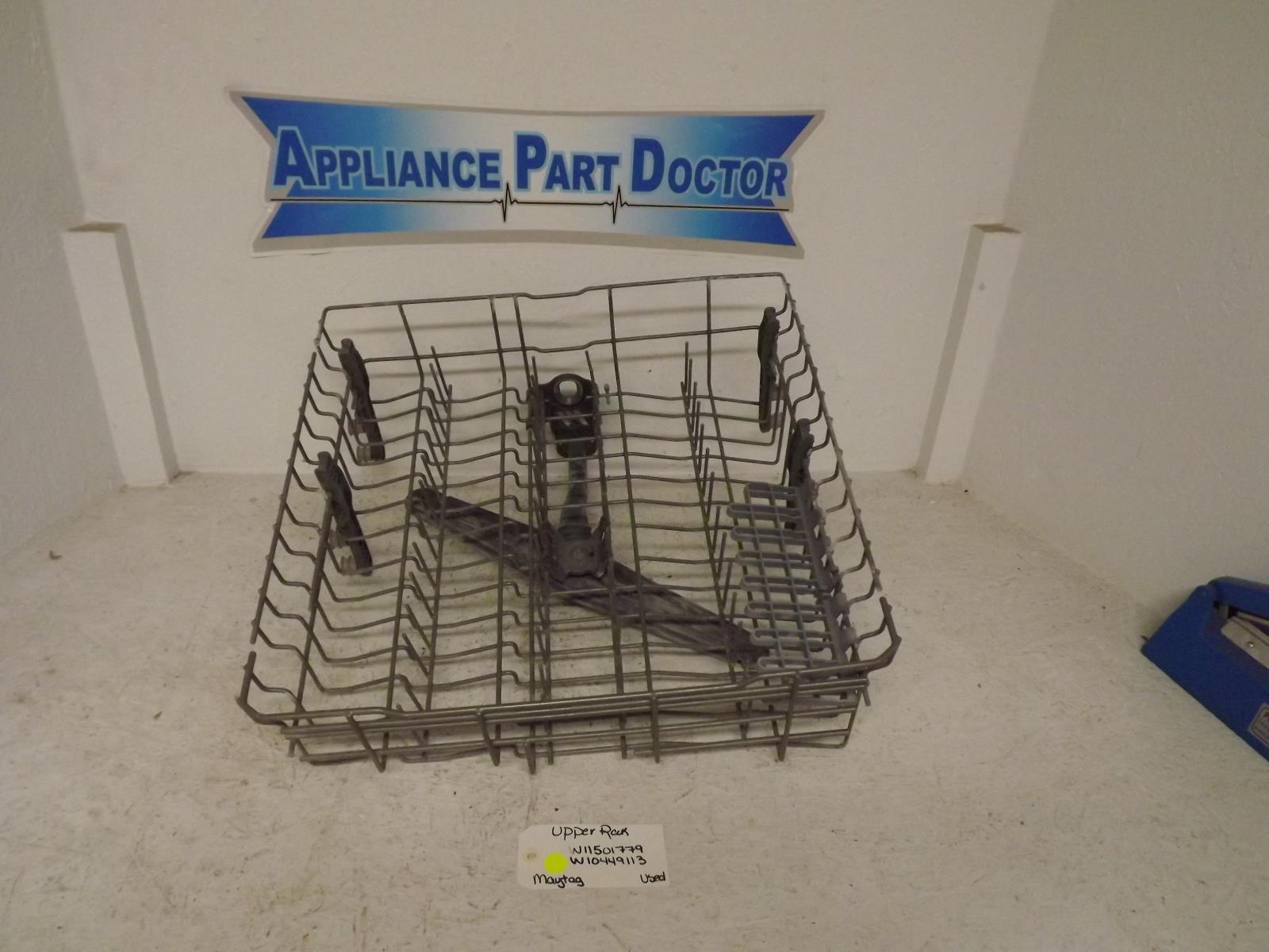 Maytag Dishwasher W11501779 W10449113 Upper Rack Used Maytag Dishwasher W11501779 W10449113 Upper Rack Used